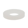 Prime-Line Flat Washer, For Screw Size 1/4" , Nylon Plain Finish, 25 PK 9096707